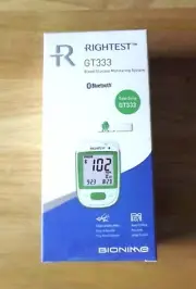 Rightest GT333 Blood Glucose Monitoring System with Bluetooth New in Box Sealed
