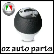 AUTOTECNICA UNIVERSAL MONZA ALUMINIUM & LEATHER GEAR SHIFTER KNOB MANUAL