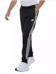 ADIDAS Joggers UNISEX "Youth" Black w/3 three Stripes Logo