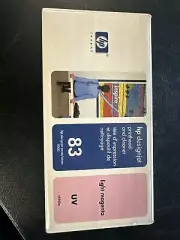 GENUINE HP 83 Light MAGENTA UV PRINTHEAD/CLEANER C4965A DESIGNJET 5000 5500