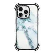iPhone 16 Pro Bounce Case MagSafe Compatible Oceanic Blue Green Marble