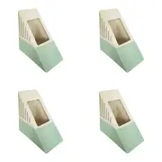 4x Urban Lilah Triangle 15cm Ceramic Planter Flower/Plant Pot Decor Small Blue