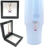 ZHU IN SY Stanley Cup Accessories Charms, Handle Charm for Tumbler/Water Bottle Personalized, Water Cup Identification Metals Name Plate/Simple Modern, Zinc, No Gemstone