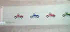 Motorcycles Hand Painted Needlepoint Belt Canvas ~ No Threads ~ WKK
