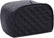 Toaster Cover 2 Slice,Small Appliance Cover for Kitchen/Keep Toaster Free from Dust and Fingerprint (11.5w X 8d X 8h,Black)