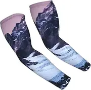 [FSCEV] Travel Mountain Sun Protection Arm Sleeves Outdoor Essentials Cooling Compression Golf Hiking Cycling
