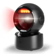 Automatic Omnidirectional Desktop Barcode Scanner, Hands-Free USB Wired QR Ba...