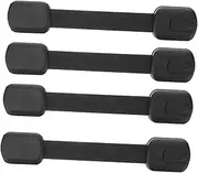 OSALADI Baby Proofing Locks Kit 4 Pcs Cabinet Door Locks for Boys and Girls Child Safety Straps Easy to Install Protect Your Family