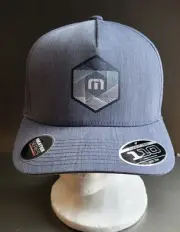 Travis Mathew Urban Heater Mens Golf Hat Heather Peacoat Flexfit 110 Blue OS