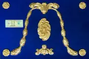 Rare TITANIC Grand Staircase 9-pc set of Ornaments cast directly from WSL ship