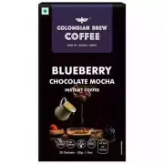 Colombian Brew Blueberry Chocolate Mocha Instant Coffee 50G Free Shipping