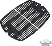 7645 Cast Iron Cooking Griddle for Weber Q200 Q220 Q2000 Q2400 Q260 Series, for Weber 396000 53060001 Grills Accessories, Replaces for Weber 7583 Griddle Parts, for Weber Q Griddle Parts