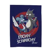 Itchy And Scratchy Plush Blanket