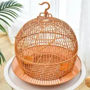 Bird Cage Mesh Sturdy Decorative Parakeet Cage for Small Birds Macaw Canary