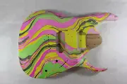 Swirled Hardtail RGD Guitar body fits Ibanez (tm) 7 string RG and UV Necks J1271