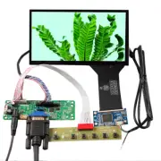 VGA LCD Controller Board 7inch 1024x600 1000nit OutDoor Touch LCD Screen
