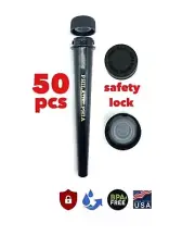 pre rolled cone tube case holder. pre rolled cone safety lock tube container
