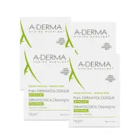 在飛比找momo購物網優惠-【A-DERMA 艾芙美】燕麥非皂性潔膚皂100g(四入組)