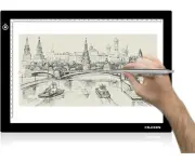 HUION L4S LED Light Box A4 Ultra-Thin USB Powered Adjustable Light Pad Tracing