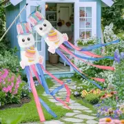 2Pcs 55 Inch Spring Easter Windsock Bunny Wind Socks Windsocks Decoration - S...