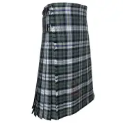 Kilts For Men Clan Black Scottish National Traditional Handmade Kilt For sale