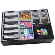 Folded Space Game Inserts Divider Tray Boardgame Organiser For Roll Player