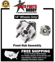 2 New Front Wheel Hub Assemblies Chrysler Dodge Plymouth Mini Van 2 Yr Warranty