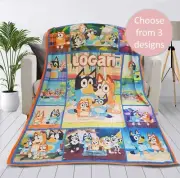 Bluey Blanket Personalised Kids Bedding