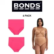 Bonds Womens Bases Over The Bump Maternity Brief Stretch & Smooth 6 Pack WRX8U