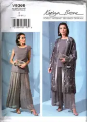 Vogue V9366 Misses S to L Kathryn Brenne Jacket, Top and Pants Sewing Pattern