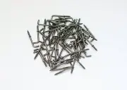 1" Screw Eye Hooks Self Tapping Screw-in Hanger Hooks L Shape Plate Bronze 50pc
