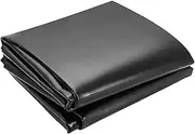Large Pond Liner,Impermeable Pond Lining Flexible Underlayment 5x5m/6x7m/7x8m/8x10m/10x12m HDPE Black Pond Membrane for Outdoor Fish Water Garden Ponds Underlay Film(2x4m(6.5x13.1ft))