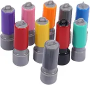 SECFOU Engraved Seal Stamp DIY Kit 10pcs Name Stamp Making Tool for Family Projects