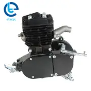 For 80cc Motorized Motorised Bicycle Bike Cycle 2 Stroke Gas Engine Motor Black