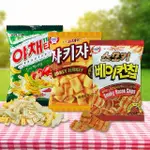 即期品【韓味不二】韓國BINGGRAE風味餅乾70G/包 煙燻培根/烤肉風味/蔬菜(有效期限:2025.01.08)