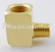 1pc Brass 90º Street Elbow Fitting 1/2" NPT Fuel Air MettleAir 115-D