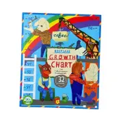 eeBoo NEW Keepsake Height Growth Chart Animal Construction Builders Theme