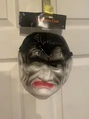 New Dracula Vampire Mask Costume Accessory Monster Child Size OSFM Ages 6+