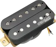 Wilkinson Vintage Classic Alnico 5 Overwound Open Style Neck Humbucker Pickup for Electric Guitar, Black