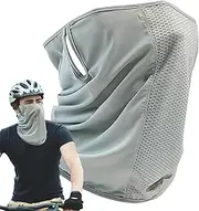 [Generic] Face Covering,Ice Silk Facial Covering | Breathable Ear-hooked Face Gaiter UV Protection for Fishing Hunting Cycling