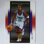 ~MAURICE WILLIAMS~NBA球星/莫里斯·威廉斯 2006年ULTIMATE.限量125張.藍版特殊卡