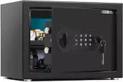 Safe and Security Lock Box,Small Money Box,Document Safe with Digital Keypad Loc