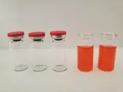 200 PCS 10ml Vials Clear Glass Bottle 20mm Crimp top Flat Bottom HPLC