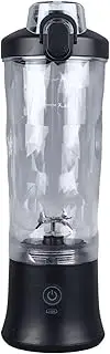 Portable Blender, 18000rpm 600ml Large Capacity Cordless Stainless Steel Size Blender with 6 Ultra Sharp Blades for Shakes and Smoothies Mini Blender for Travel Home Sport