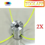 2x UNIVERSAL ALLOY LINE TRIMMER HEAD WHIPPER SNIPPER BRUSHCUTTER BRUSH CUTTER