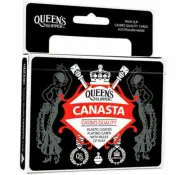 Queen's Slipper Canasta Playing Cards Double Deck Casino Quality Plastic Coated