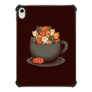 iPad 10.9-inch (10th gen) iPad Impact Case Kitten Latte Overflow Cat