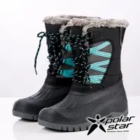 在飛比找蝦皮購物優惠-【PolarStar】女防潑水保暖雪鞋『黑』P19635 雪