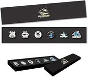 [Trofe] Cronulla Sharks NRL Rugby League Evolution Lapel Pin Badge Collectors Set