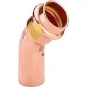 Viega PROPRESS GAS ELBOW 45-Degree 1000kPa Male & Female- 50mm Or 65mm